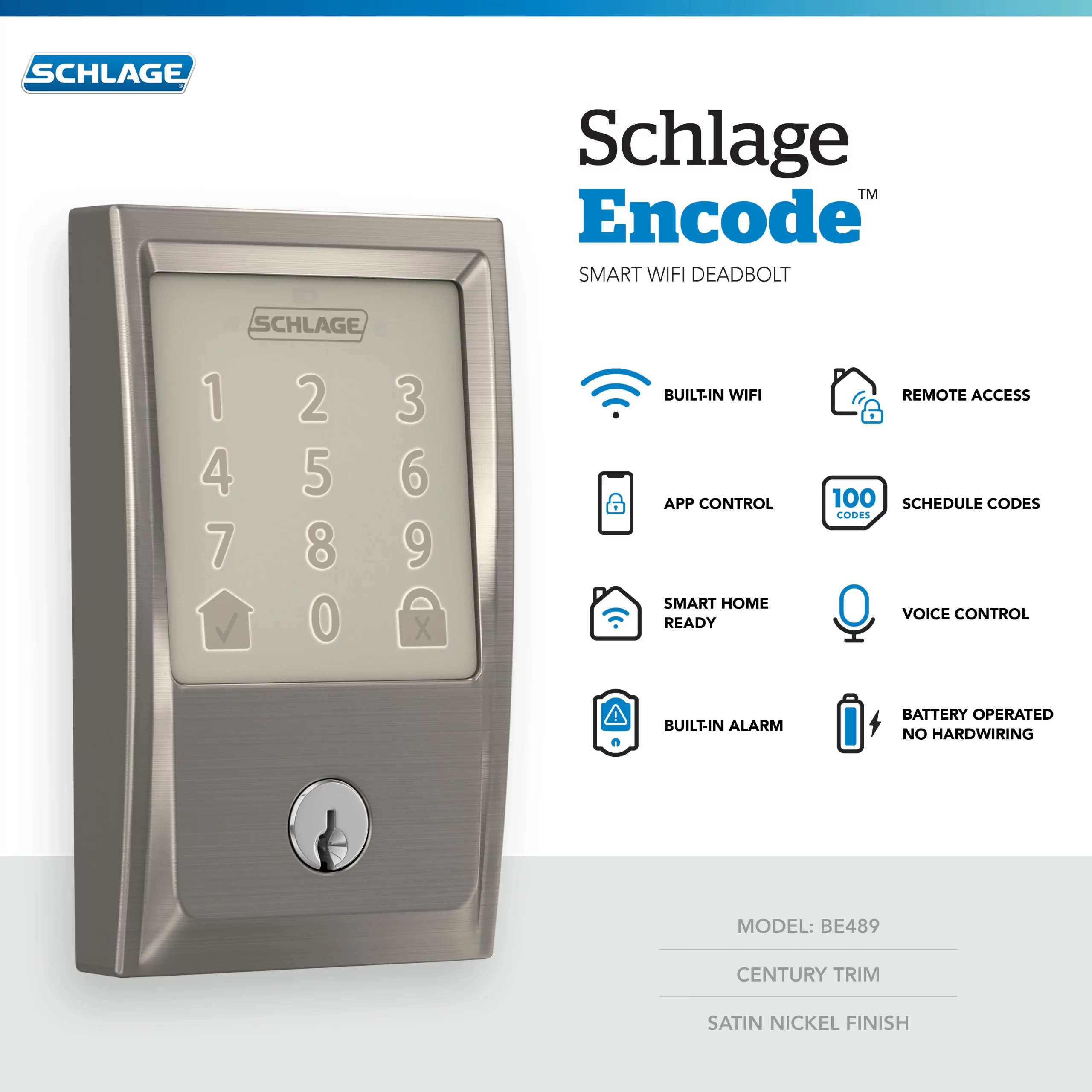 Schlage Encode A Smart Door Lock for Modern Homes